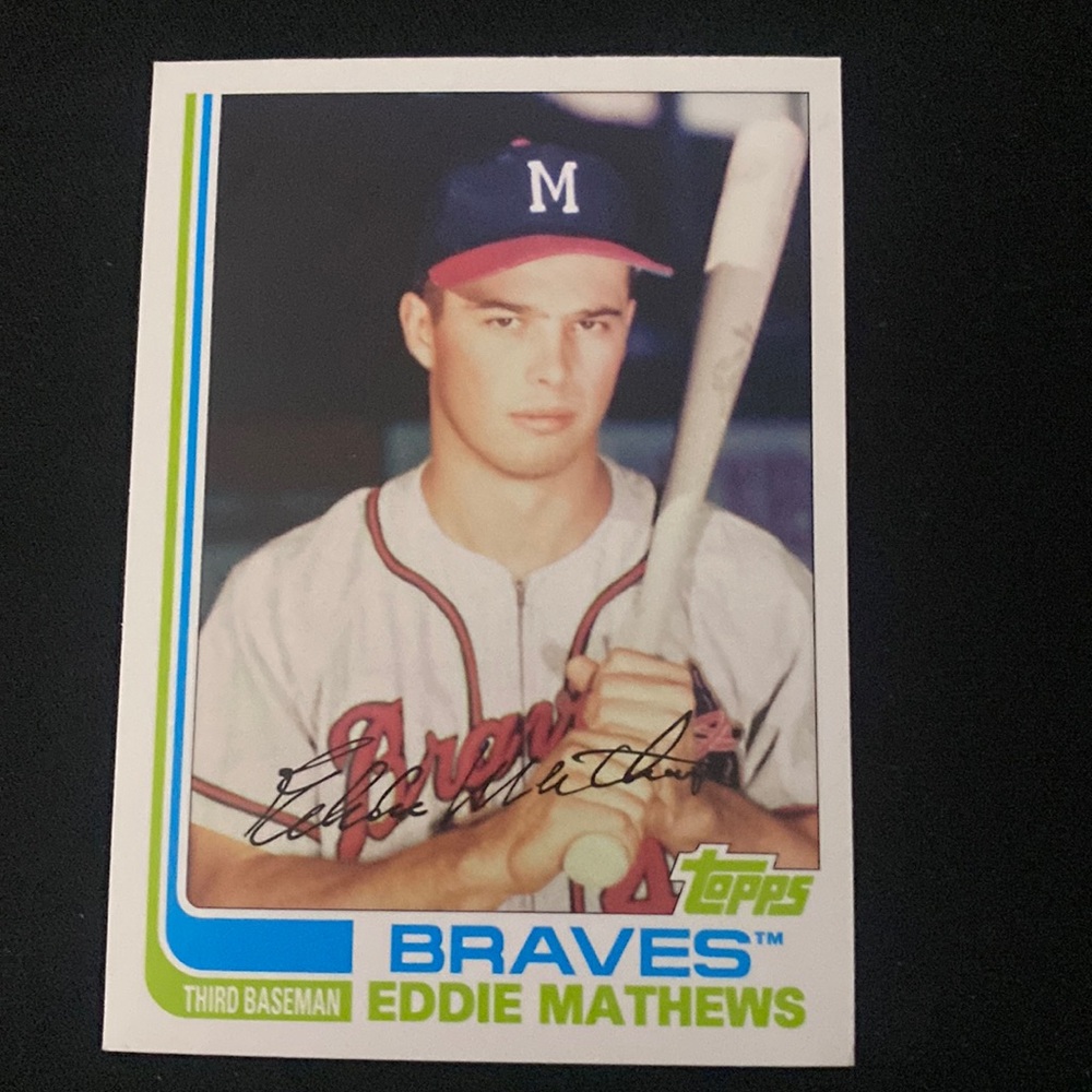 Eddie Matthews - 2013 topps